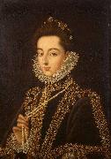 Alonso Sanchez Coello Portrait of the Infanta Catalina Micaela oil painting reproduction
